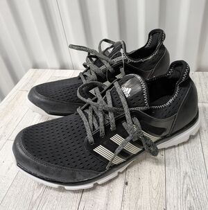 Adidas Men's Black and Gray Athletic Shoes